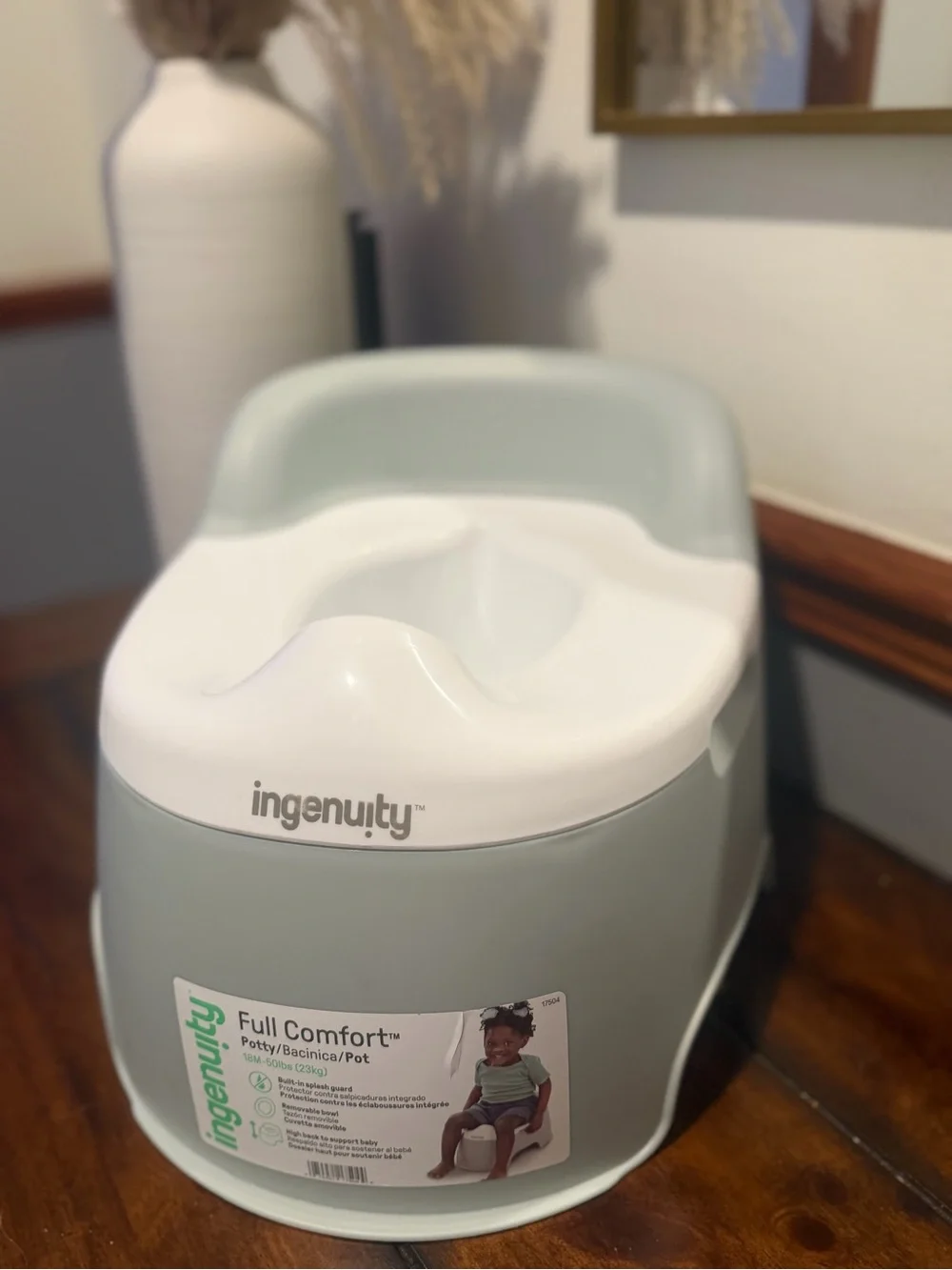 Ingenuity Full Comfort Potty - Sage/White